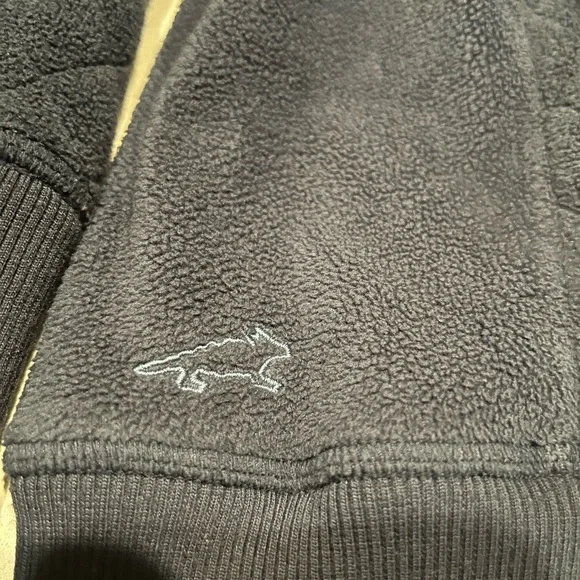 Horny Toad Blue Fleece Quilted Hoodie Large - Picture 3 of 4